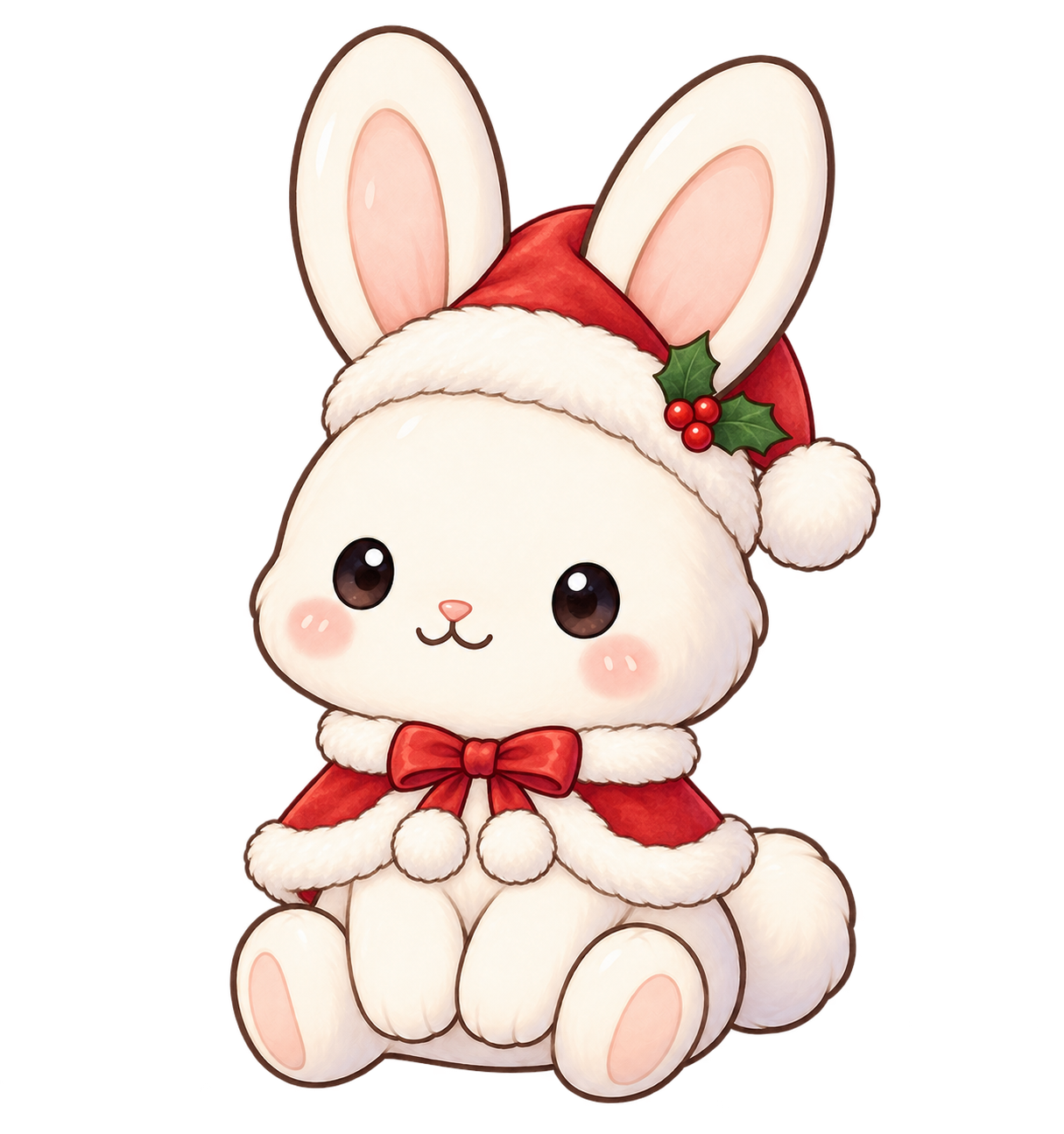 MAVURYN Rabbit dressed for Christmas